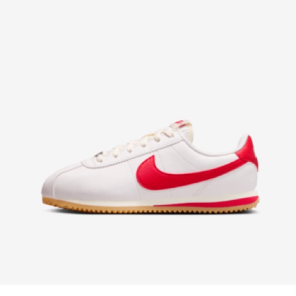 Nike Cortez Classic White and Red Shoes